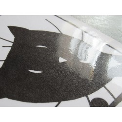 Sous-main plastifié humour chat, noir et blanc,Tribu de chats