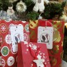 Etiquettes cadeaux de Noël, chat avec bonnet de Père Noël, à accrocher sur les paquets cadeaux, Tribu de chats