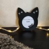 Mini cadre forme tête de chat,  Je vis chez mon chat, Tribu de chats