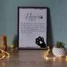 Cadre affiche hygge motif chat, définition hygge, Tribu de chats