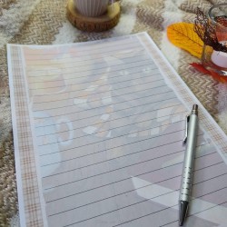 Papier à lettre hyggelig motif chat et automne, Tribu de chats