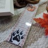 Marque-page hyggelig motif chat et automne citation, Tribu de chats