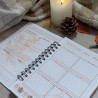 Agenda relié hyggelig motif chat et automne, Tribu de chats
