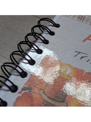 Agenda relié hyggelig motif chat et automne, Tribu de chats