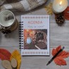 Agenda relié hyggelig motif chat et automne, Tribu de chats