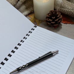 Carnet de notes hygge chat en automne cosy, boutique Tribu de chats