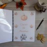 Carnet de recettes chat et automne cosy, boutique Tribu de chats