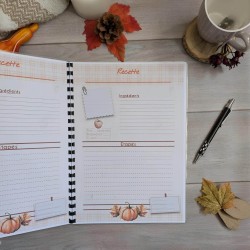 Carnet de recettes chat et automne cosy, boutique Tribu de chats