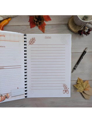 Carnet de recettes chat et automne cosy - Illustration et artisanat |Tribu de chats