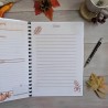 Carnet de recettes chat et automne cosy, boutique Tribu de chats