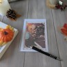 Carte de retraite chat et automne hygge, Tribu de chats