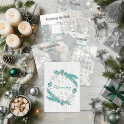 Planner de Noël chat et Noël cosy - Téléchargement immédiat |Tribu de chats