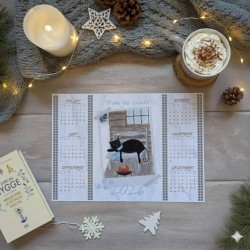 Calendrier chat et hiver cosy - Illustration et artisanat |Tribu de chats