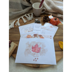 Courrier chat et automne cosy - Illustration et artisanat |Tribu de chats