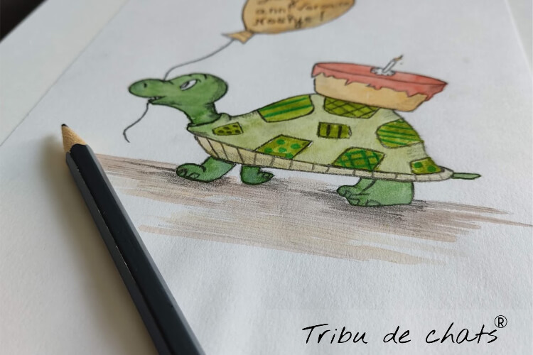 illustration_carte_anniversaire_tortue_blog_chat_tribu_de_chats