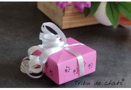 Tuto pour réaliser une boite cadeau chat pour la fête des mères, DIY gratuit, Tribu de chats